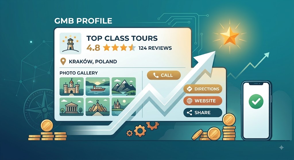 google my business example for tour sites